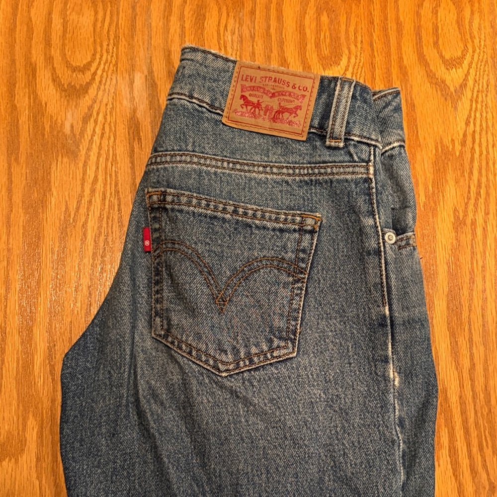 Levis superlow loose straight jeans